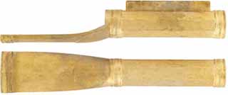 Ramrod entry pipe for 3/8" rod, John Armstrong, Maryland style, wax cast brass